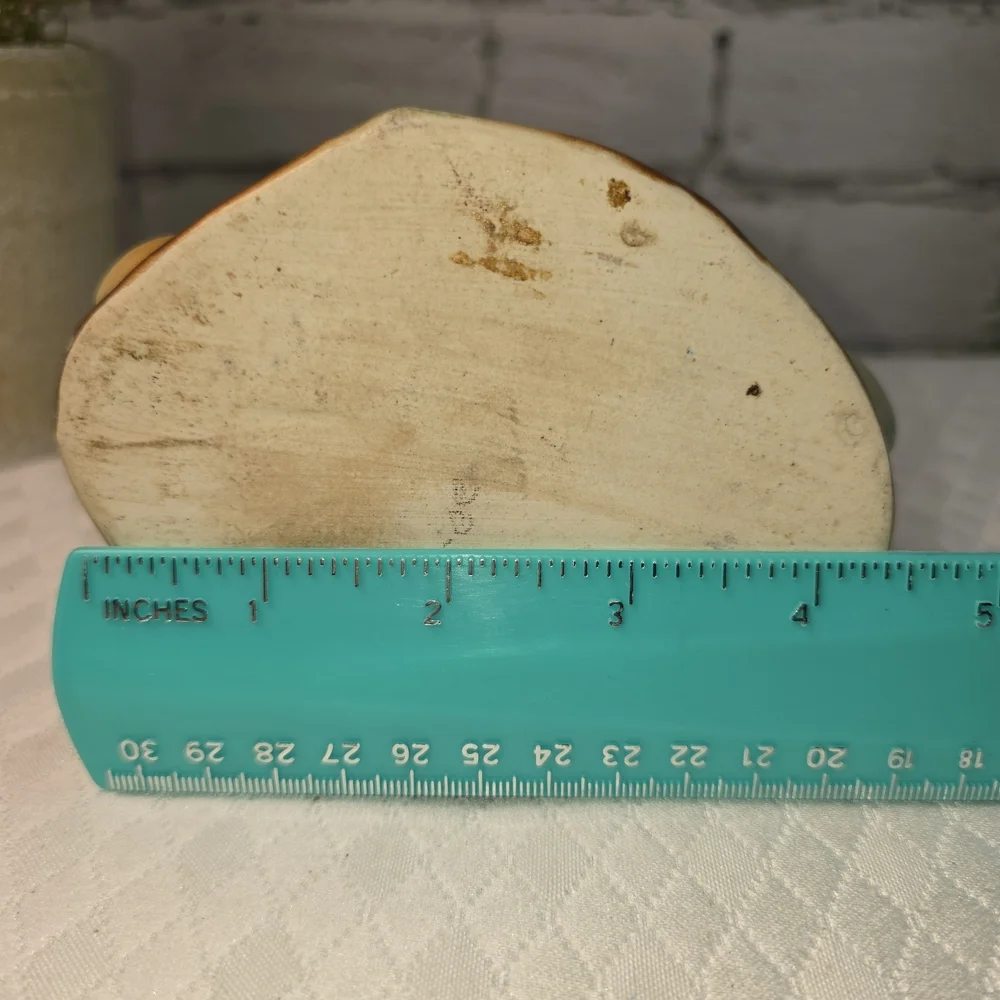VINTAGE MID-CENTURY MODERN STUMP PLANTER WITH MUSHROOM DETAILS